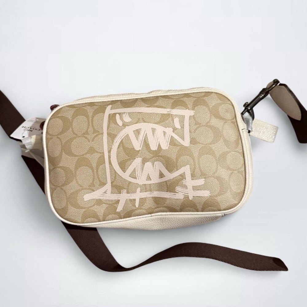 Coach Beige Guang Yu Crossbody Bag